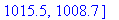 Set := [1031.9, 1065.7, 1097.6, 1127.7, 1157.2, 1177.6, 1174.0, 1143.4, 1097.4, 1049.9, 1015.5, 1008.7]